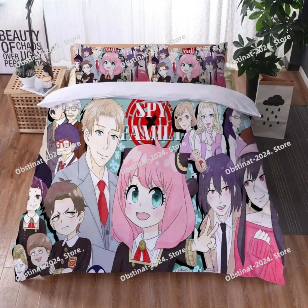 Home Textiles Classic Fashion - Zestaw pościeli z nadrukiem 3D Anime