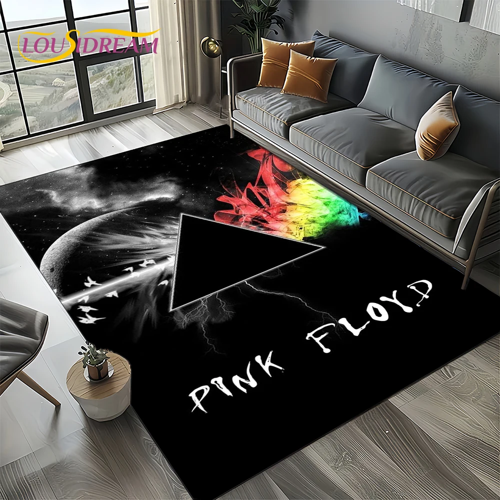 Home Textiles Sale - Dywan 3D Różowy F-Floyd Rock Band