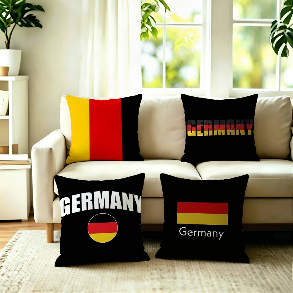 Home Textiles Germany - Poszewka na poduszkę z flagą Niemiec