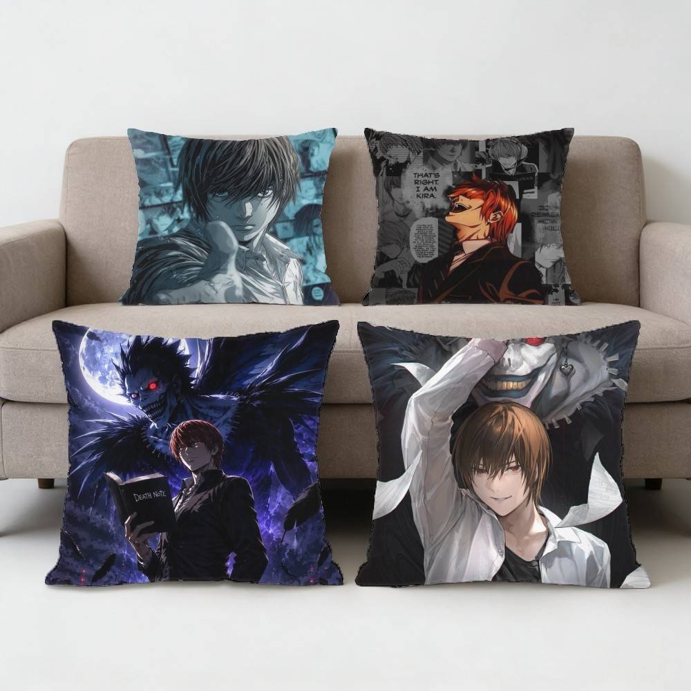 Home Textiles Notes - Poszewka na poduszkę D-Death-Note Light Yagami