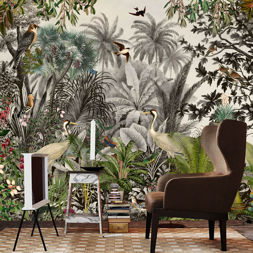 Home Textiles Photos - 20+ Samoprzylepnych tapet z motywem botanicznym,