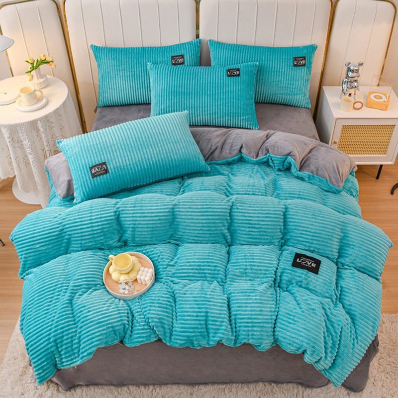 Linen Duvet Cover - 3-częściowy Zestaw Pościeli Zimowej: Ciepła Poszwa