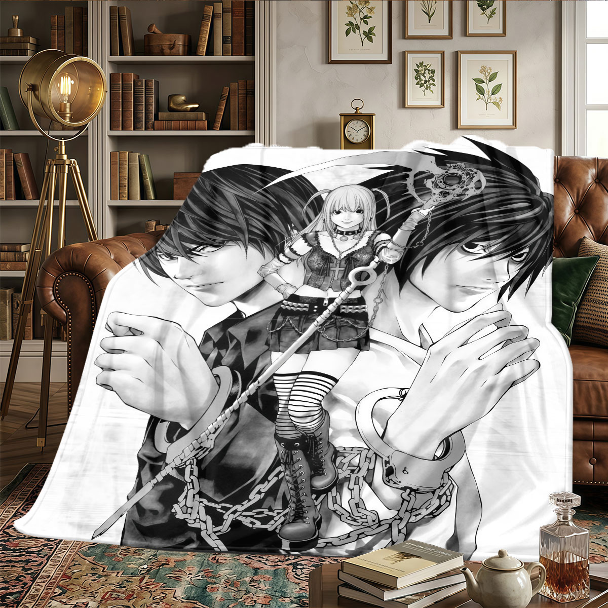 Home Textiles Notes - Koc z motywami Death Note, lekki