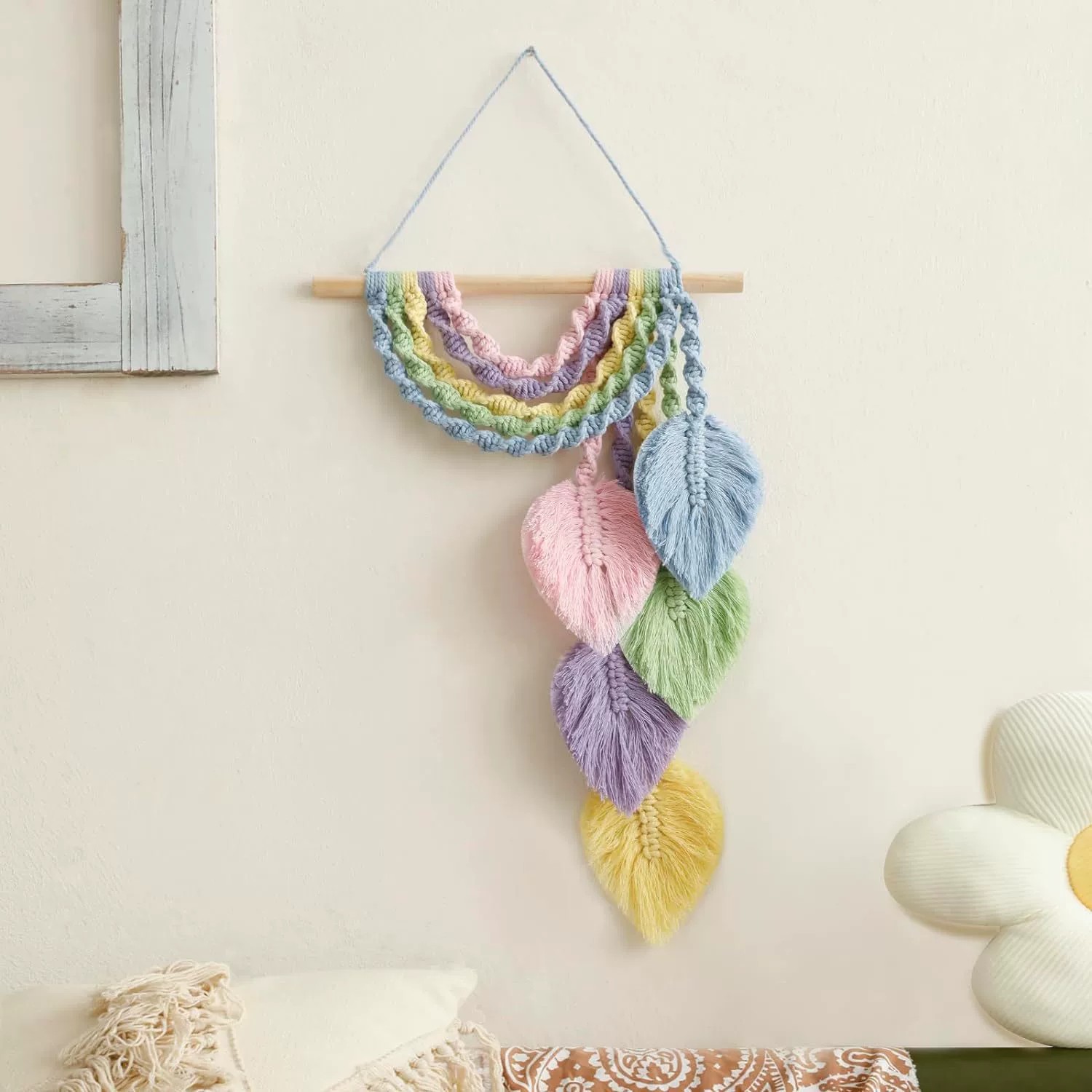 Home Textiles Europe - Gobeliny Tęcza Liście Wzory Piór Styl