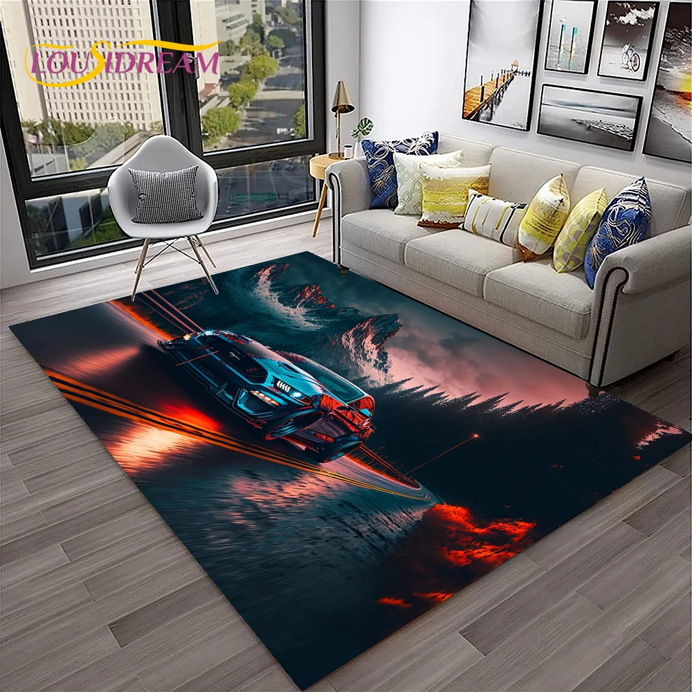 Home Textiles Sale - Klasyczny dywanik samochodowy Ford GTR Mustang