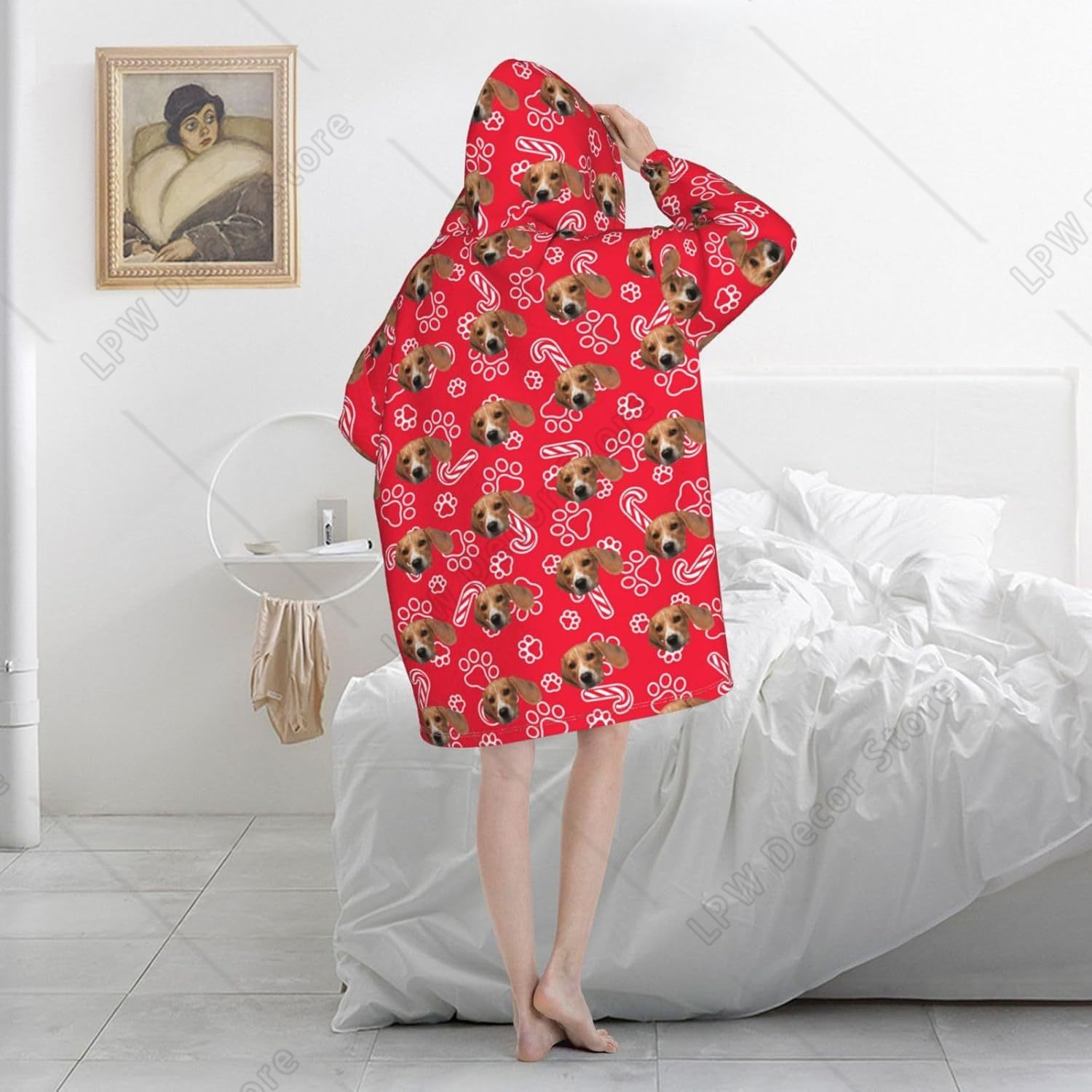 Koc z kapturem do noszenia, pe – Home Textiles Photos recenzja i cena