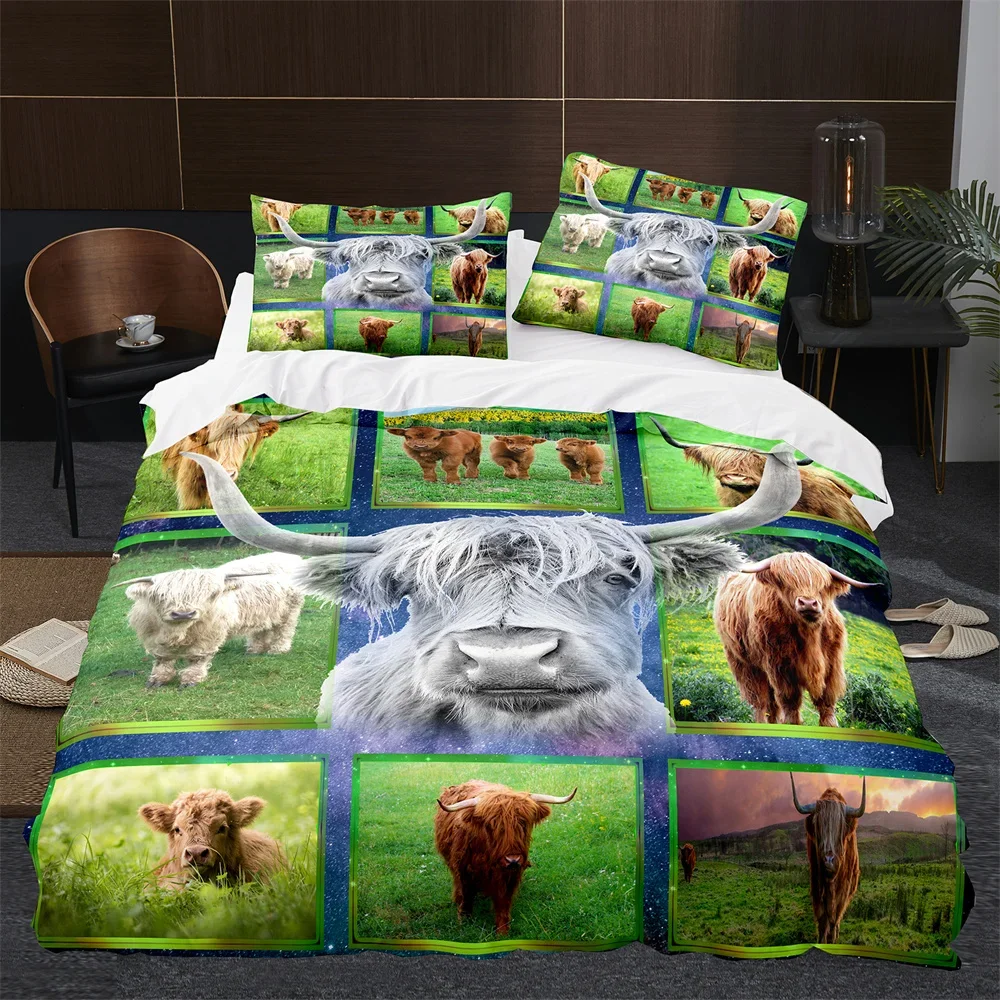 Zestaw pościeli z motywem krów – Highland Home Textiles recenzja i cena
