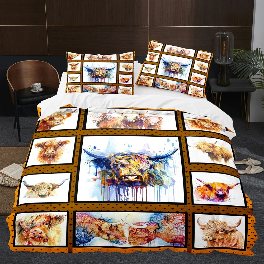 Zestaw pościeli z motywem krów – Highland Home Textiles recenzja i cena