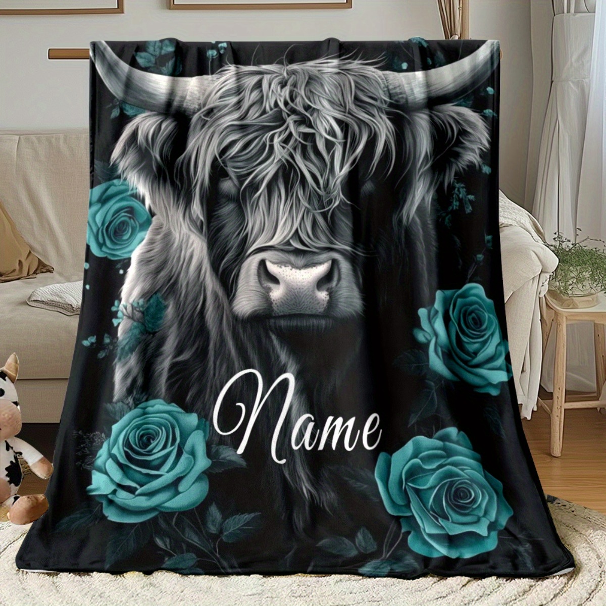Koc z personalizacją z motywem – Highland Home Textiles recenzja i cena