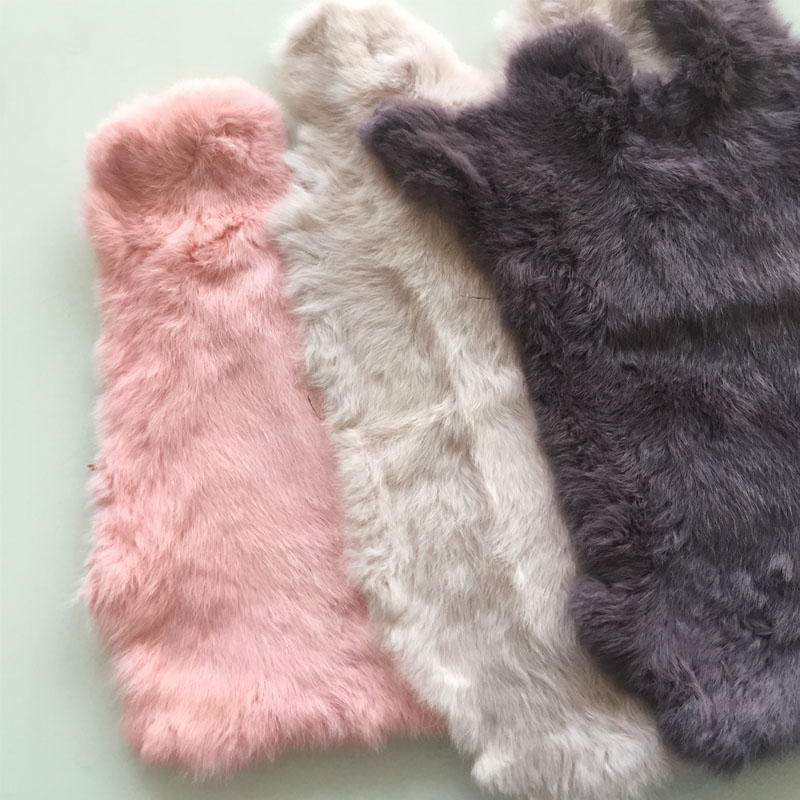 Wielokolorowe prawdziwe futro  – Home Textiles Sale recenzja i cena