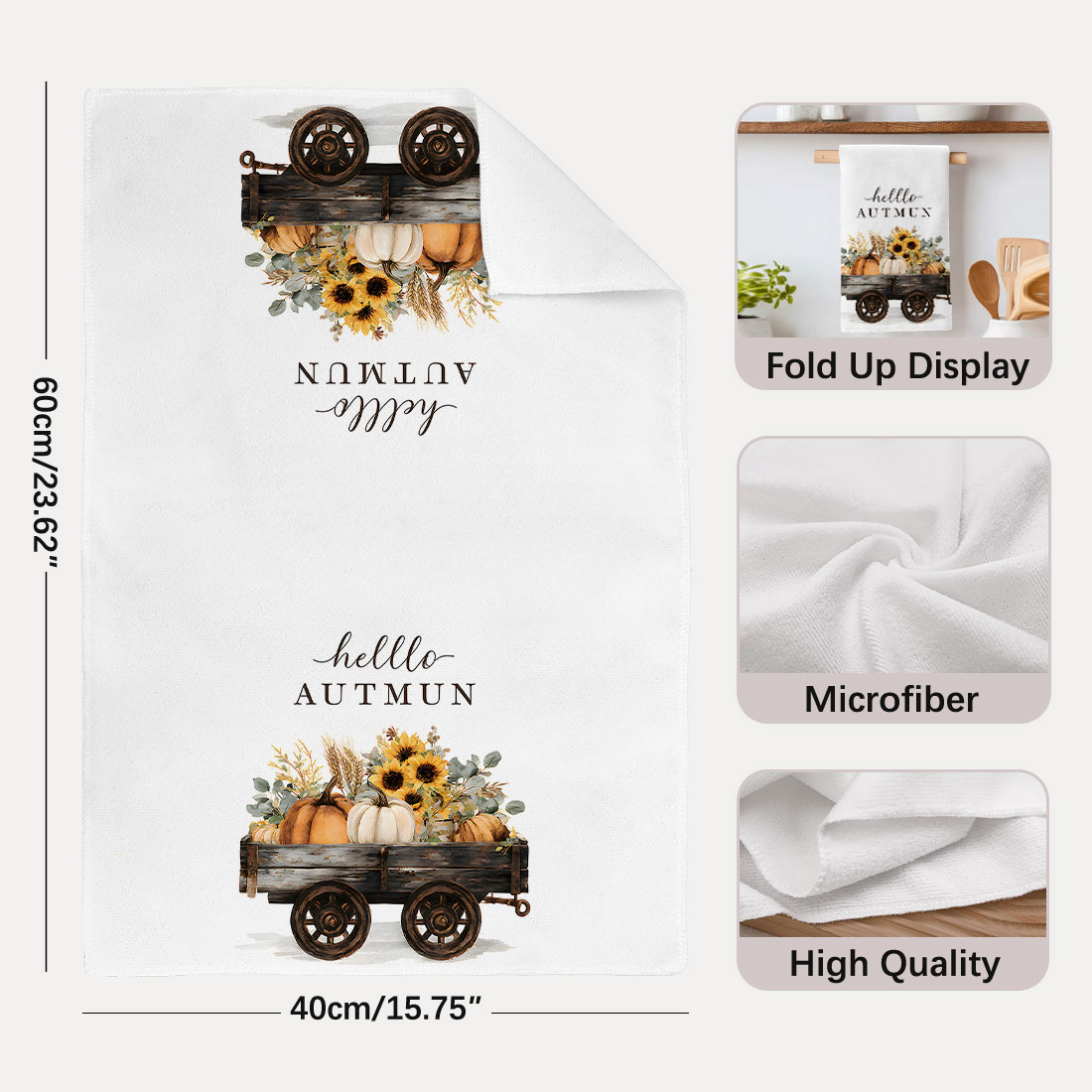 Ręcznik kuchenny 40x60cm z mot – Highland Home Textiles recenzja i cena