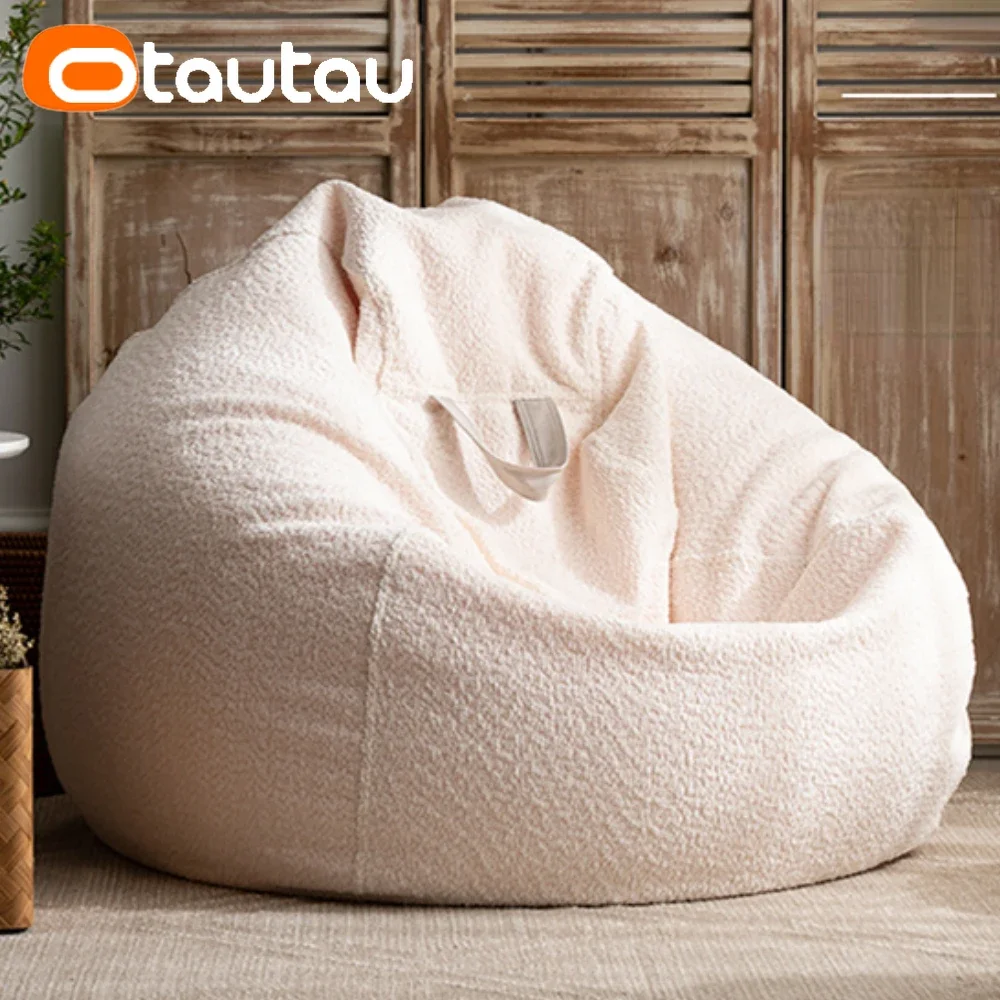 OTAUTAU gruby miękki szenilowy – Floor Cushion Pouf recenzja i cena