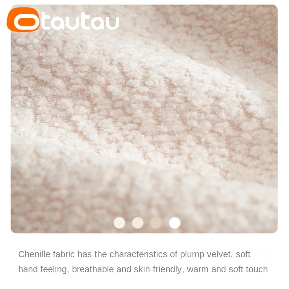 OTAUTAU gruby miękki szenilowy – Floor Cushion Pouf recenzja i cena