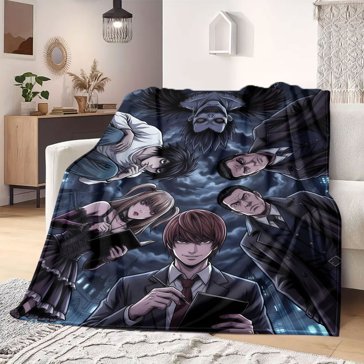 Koc Flanelowy Death Note Grand – Home Textiles Notes recenzja i cena