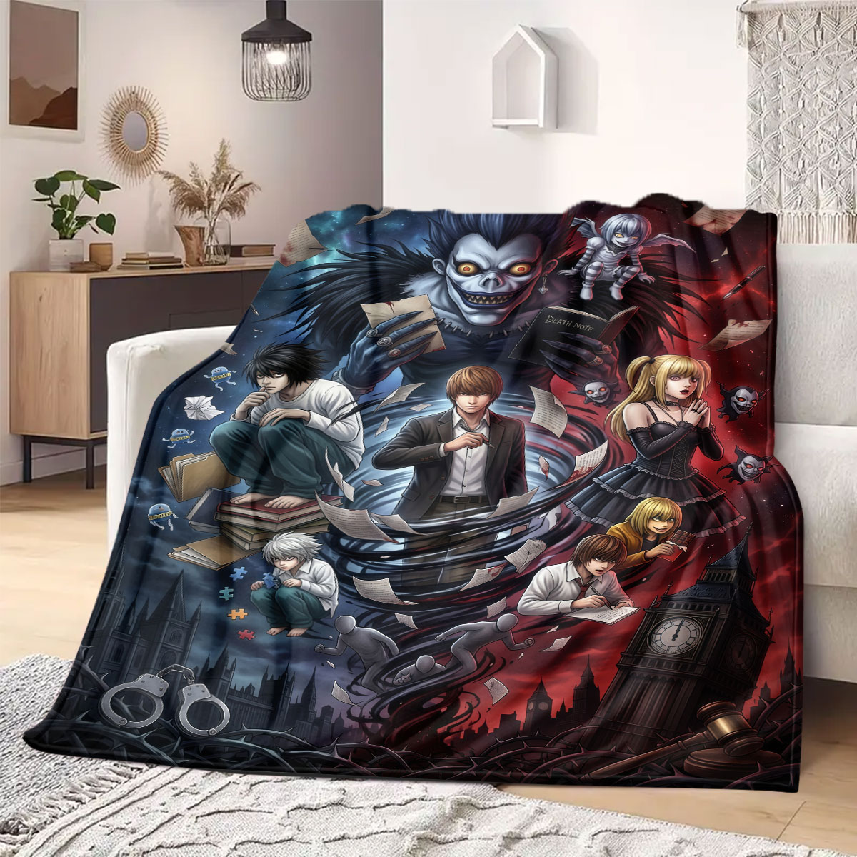 Koc Flanelowy Death Note Grand – Home Textiles Notes recenzja i cena
