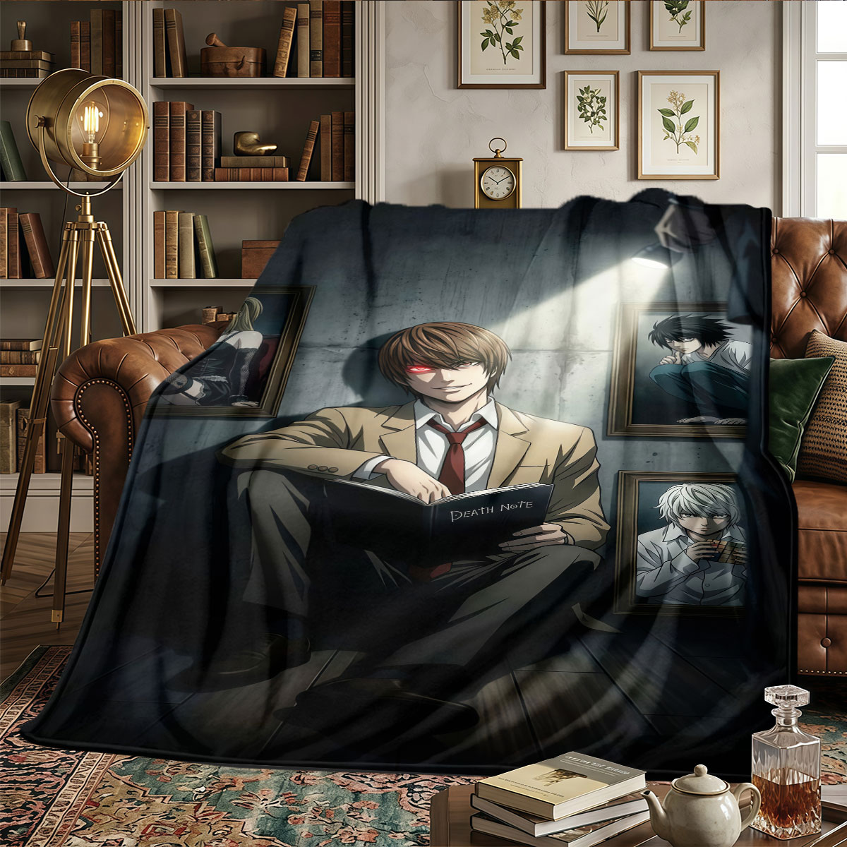 Koc z motywami Death Note, lek – Home Textiles Notes recenzja i cena