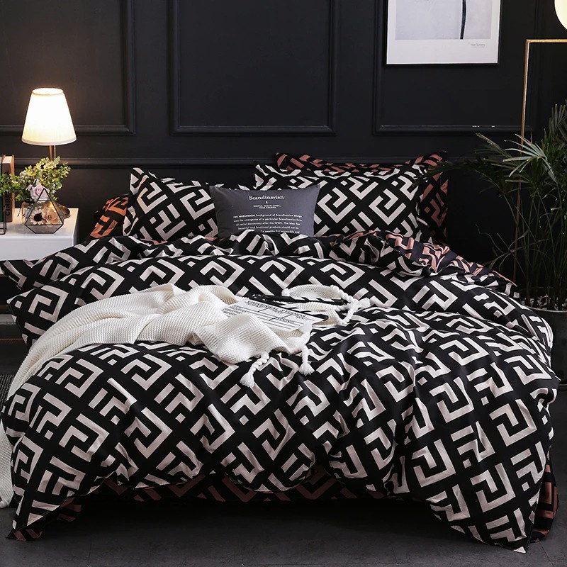 Luksusowy czarny zestaw poście – Linen Duvet Cover recenzja i cena
