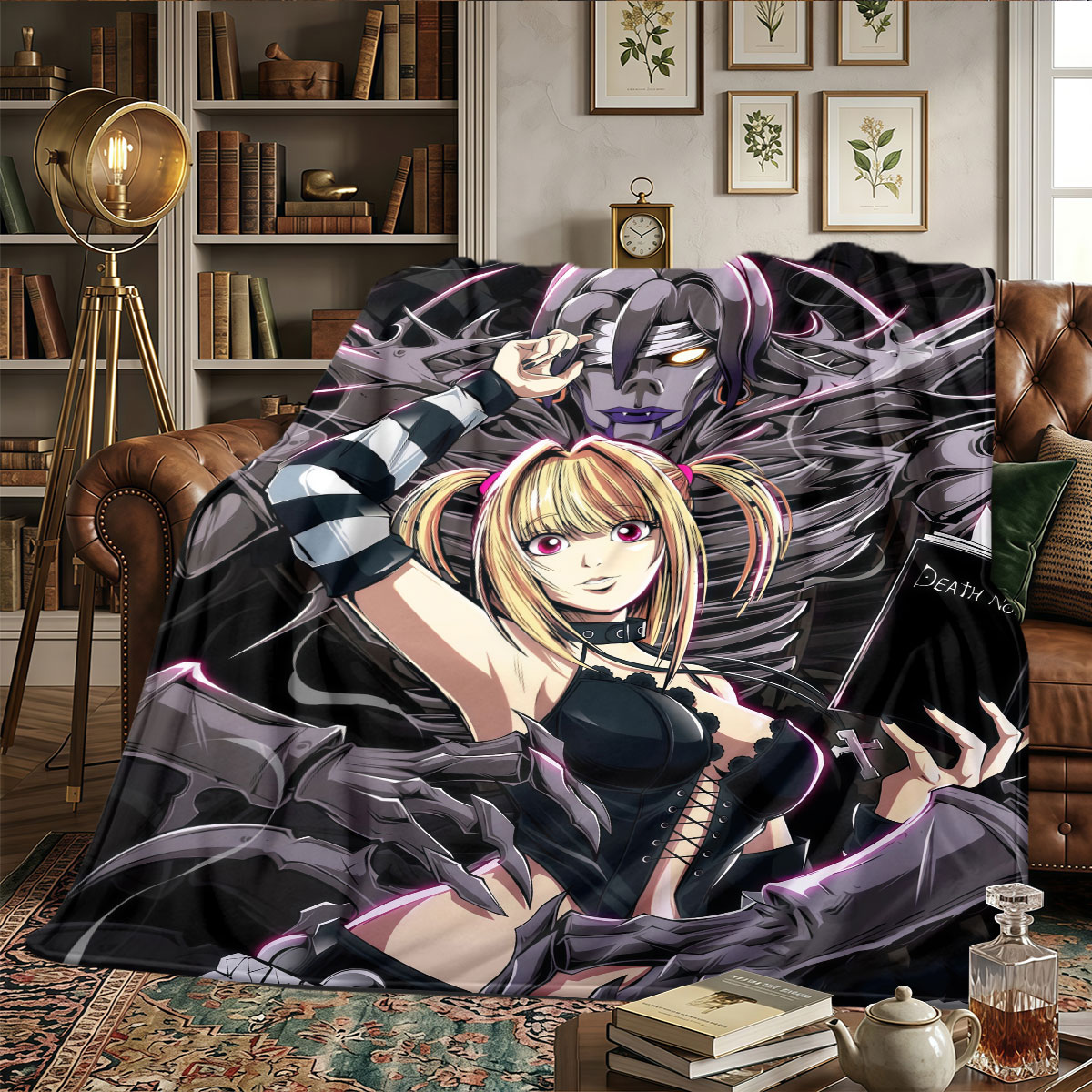 Koc z motywami Death Note, ide – Home Textiles Notes recenzja i cena