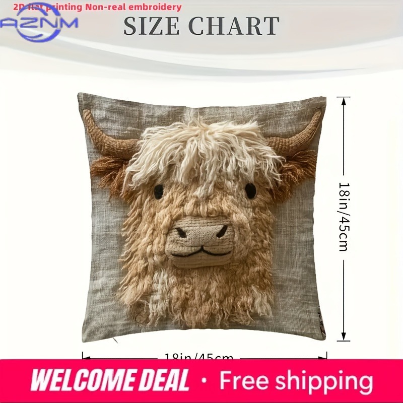 Urocza poszewka na poduszkę z  – Highland Home Textiles recenzja i cena