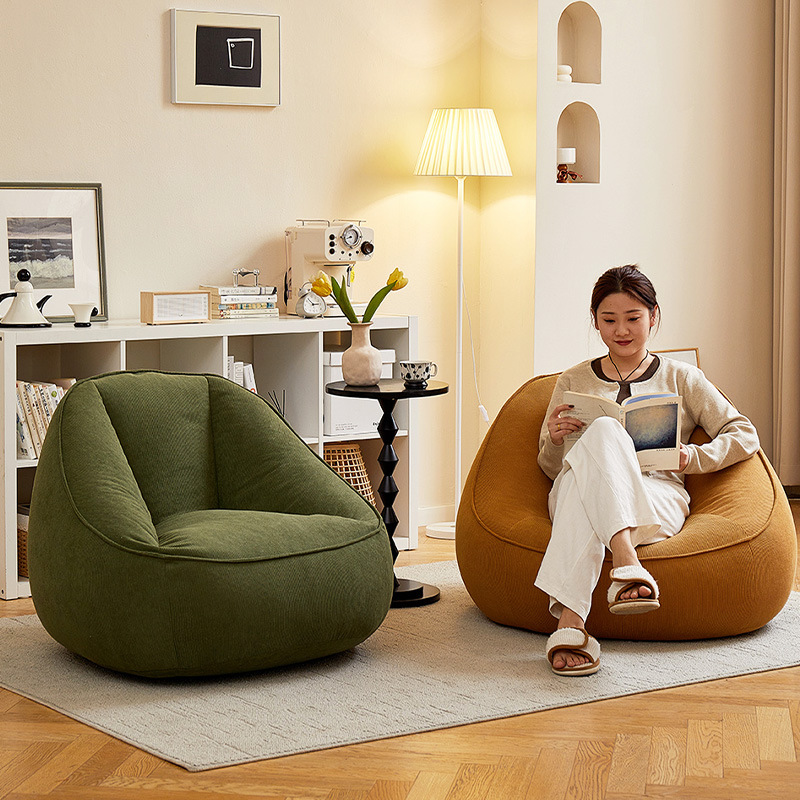 Pojedyncza sofa typu bean bag, – Floor Cushion Pouf recenzja i cena