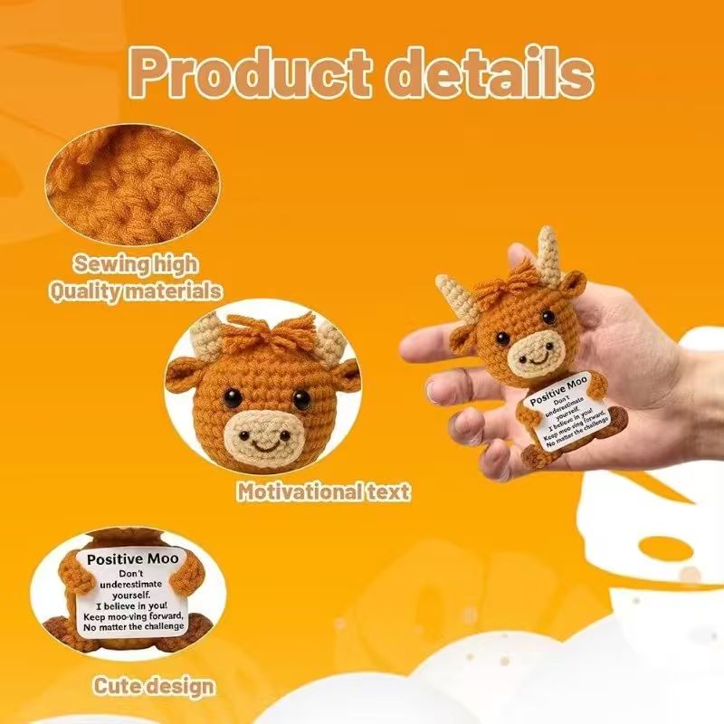 Urocza pluszowa krowa szkocka, – Highland Home Textiles recenzja i cena