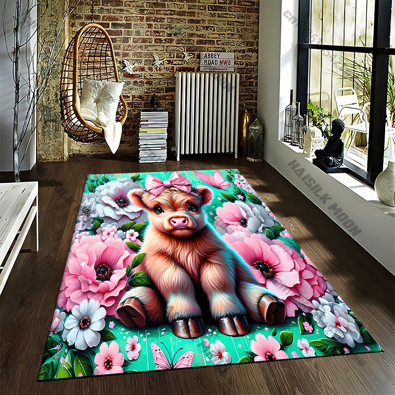 Kwiaty Highland Calf, drewnian – Highland Home Textiles recenzja i cena