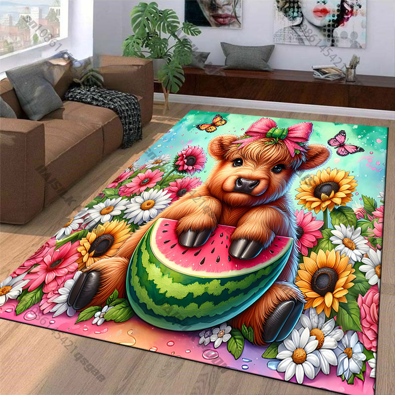 Kwiaty Highland Calf, drewnian – Highland Home Textiles recenzja i cena